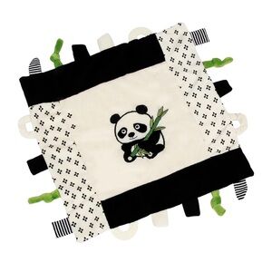 Black and white Panda Baby Blanket